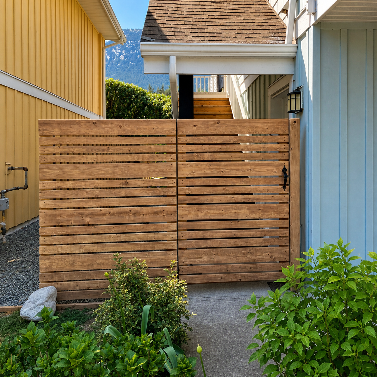 Cedar privacy screen