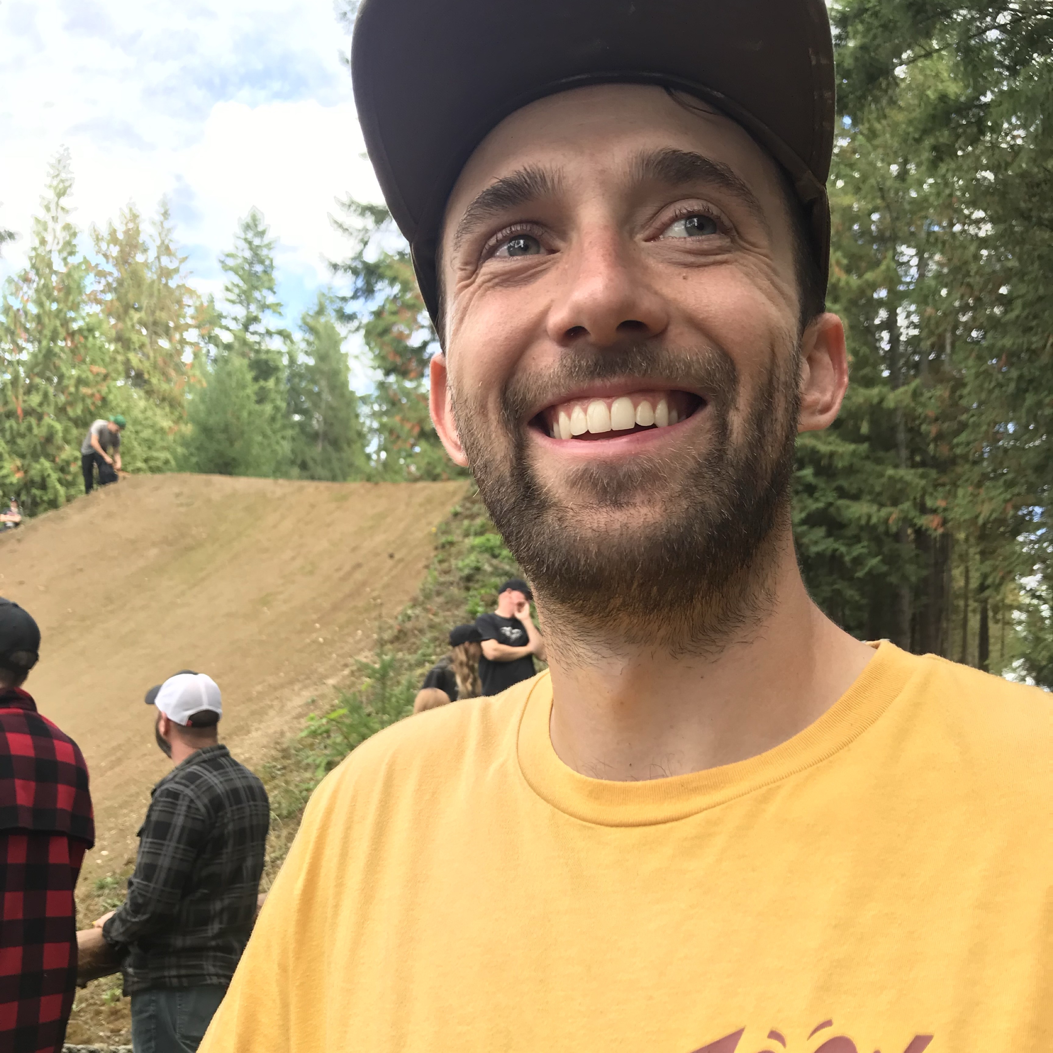 Sean, owner of Proline Projects, on site in Squamish, BC